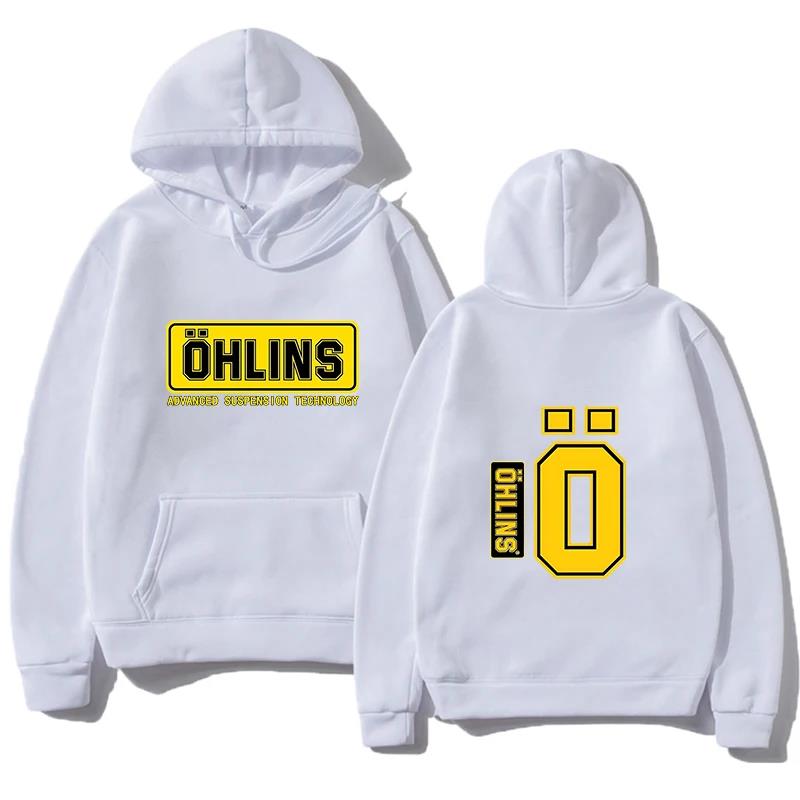 2025 Autumn Winter Men Suspension Car Thermal Sweatshirt  Motorcycle Sport Racing Ohlins Shock Hoodies Long SleevesLadies Unisex