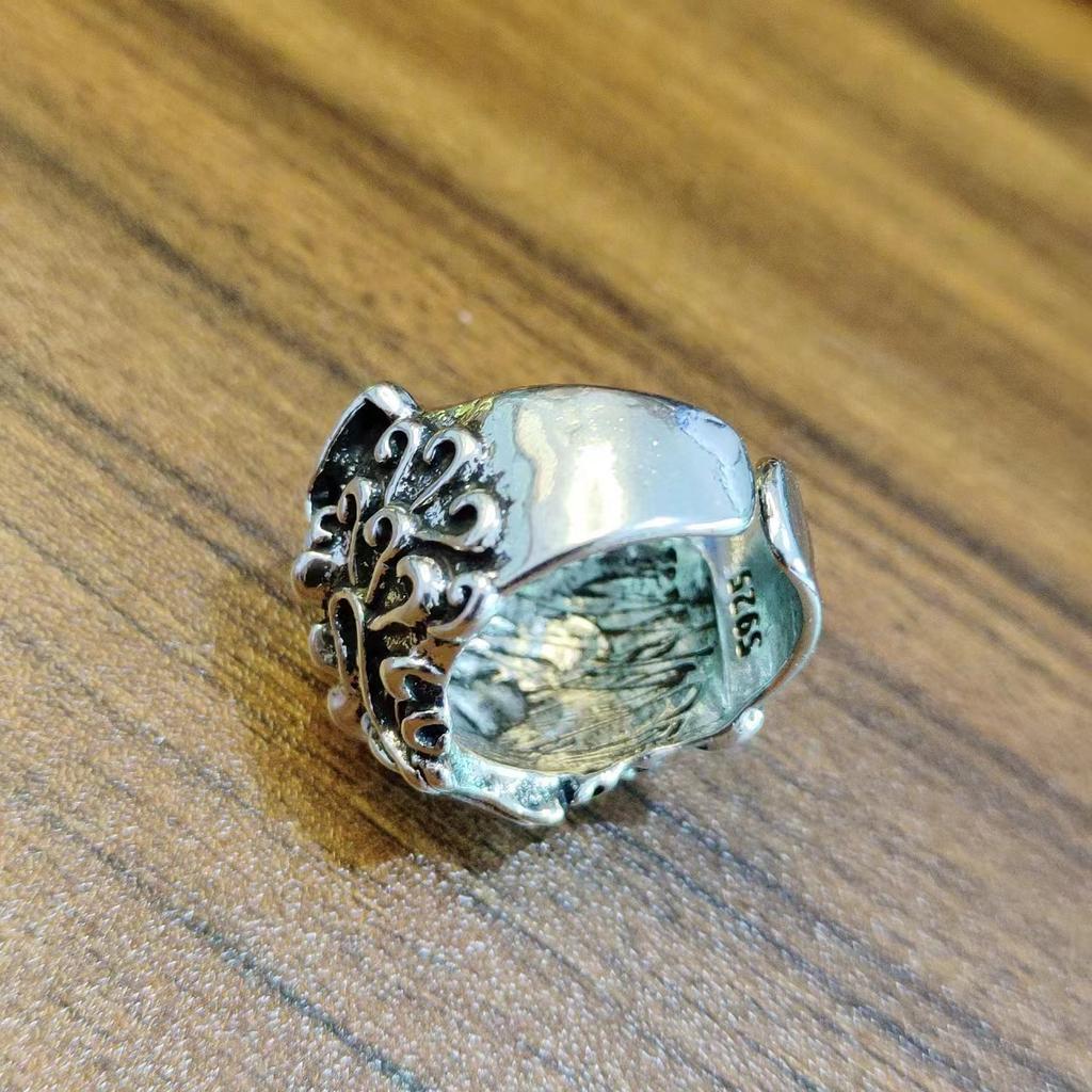 New Retro Pixiu Qilin Ring Men's Domineering Beast Open Ring