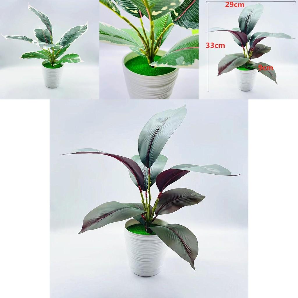 Faux Green Plant With Injection Molded Leaves For Living Room Decoration Gift Ideas