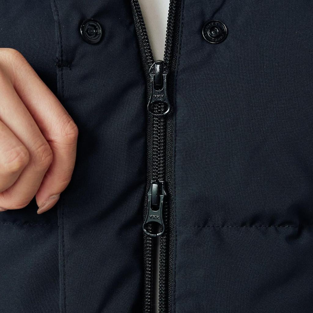 Mizuno Breath Thermo Bulky Down E2MEC702 Vest, Heat-Generating Material, Women's, Black,