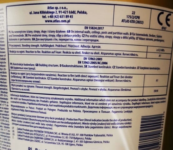 Atlas GTA Polymer Smoothing Compound , Super