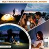 Campinglaternen mit Ventilator Wiederaufladbar Solar Campingventilatorlampe LED-Laternen Campingventilatoren für Zelte Notfall-Trekkingausrüstung