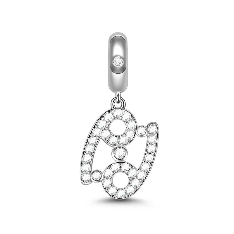 Neuer Kupferanhänger Zeichentrickserie der zwölf Tierkreiszeichen DIY feine Perle passend Original Anhänger Charms Armband für Frauen