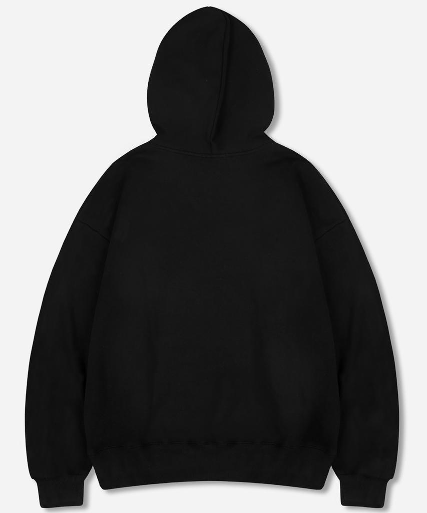 Astro Star Logo Oversized Hoodie Black
