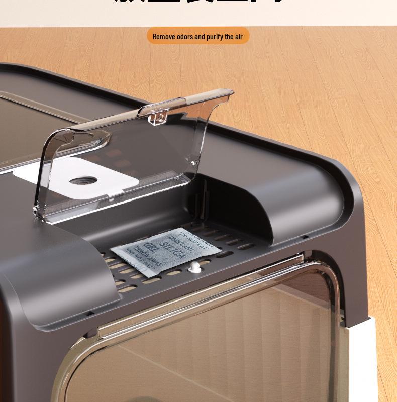 Oversized Drawer-Type Enclosed Cat Litter Box: Splash-Proof, UV-Proof Cat Toilet and Pet Supplies