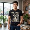 Unisex Adult Funny Graphic The Goat Whisperer USA Flag Fny Farm Ani...