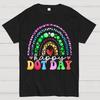 Happy International Dot Day Cotton Summer Casual Cool Loose T-Shirt