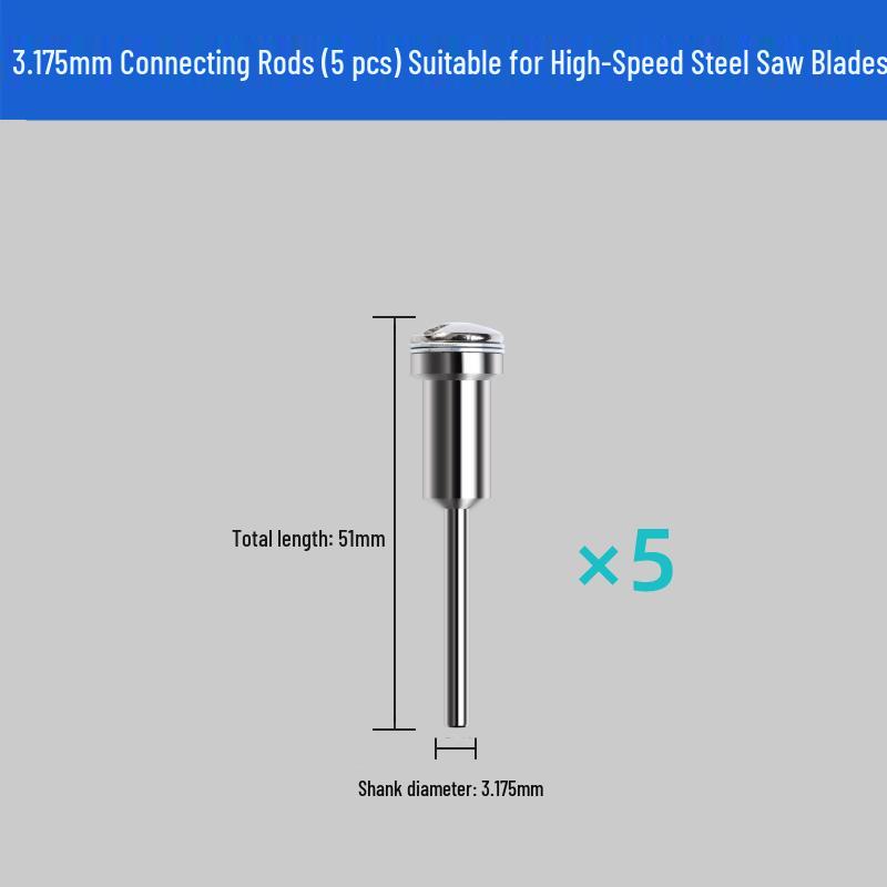 High-Speed Steel Circular Saw Blade Set for Wood, Plastic & Metal - Miniature Size for Hand Drills & Electric Grinders