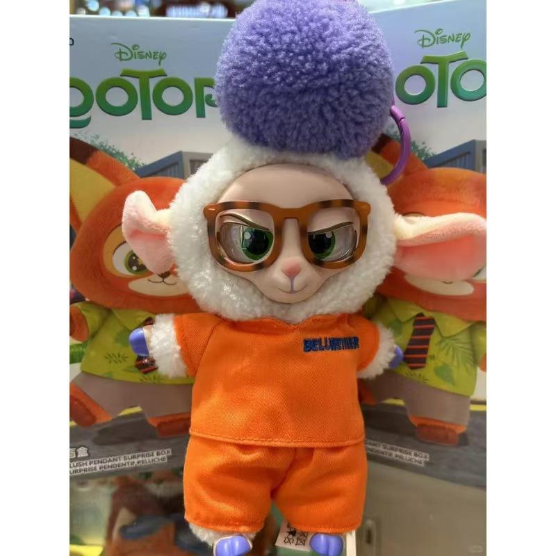 The Domestic Version of Nick Judy's Zootopia Series Blind Box, Plush Toy Pendant and Peripheral Products