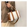 Korean Fashion Canvas Bag Korean Instagram Large Capacity Handheld Bag Women Commuter Shoulder Crossbody Tote
