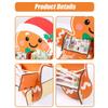 Wooden Material Candy Display Rack Snowflake Design Display Tray Desktop Decoration Santa Claus Theme Xmas Tree Shape