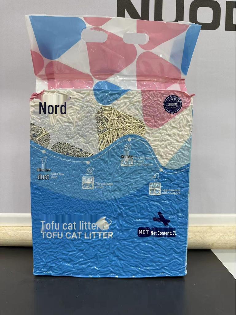 Tofu Plant-Based Cat Litter - Odor Control, Low Dust, Clumping, Milk Scent