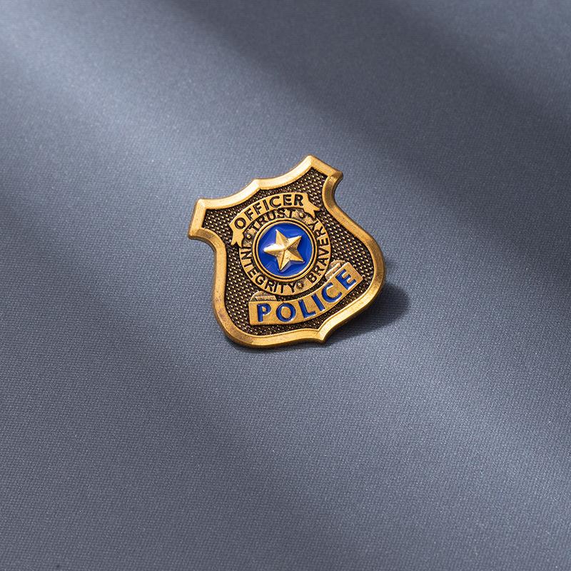 

Anime Movie Zootopia Judy Rabbit Metal Police Badge Brooch, Cartoon Badge