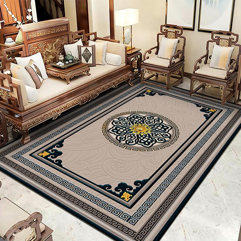 

TüRkiye Персидский ковер с принтом для гостиной, роскошный американский стиль, украшение для дома, гостиной, кабинета, напольные коврики, большой ковер, противоскользящий 200*300cm