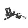 Motorcycle CNC Tail Tidy Fender Eliminator For Yamaha YZF R6 17-20 Black Metal License Plate Holder with LED Light