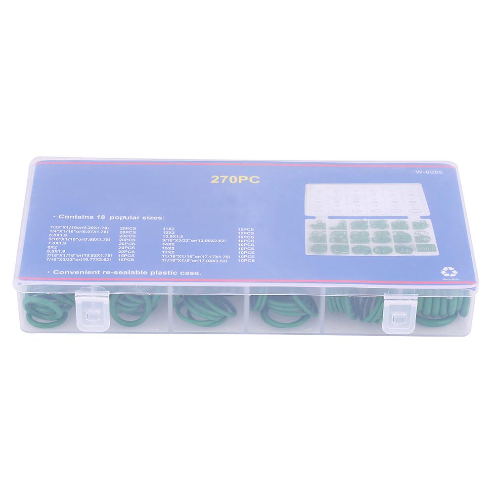 270pcs Assorted Car Conditioning O Gasket Rubber Washer Purple