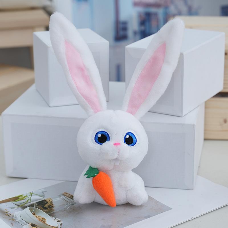 

Secret Life The Of Pets Snowball Rabbit Plush Toy Keychain Bag Pendant Cute білий