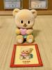 Butterbear Sweet Life Series  Doll Toys Action Figure Butterbear Flocking Figurines Desktop Gifts For Toy Girls