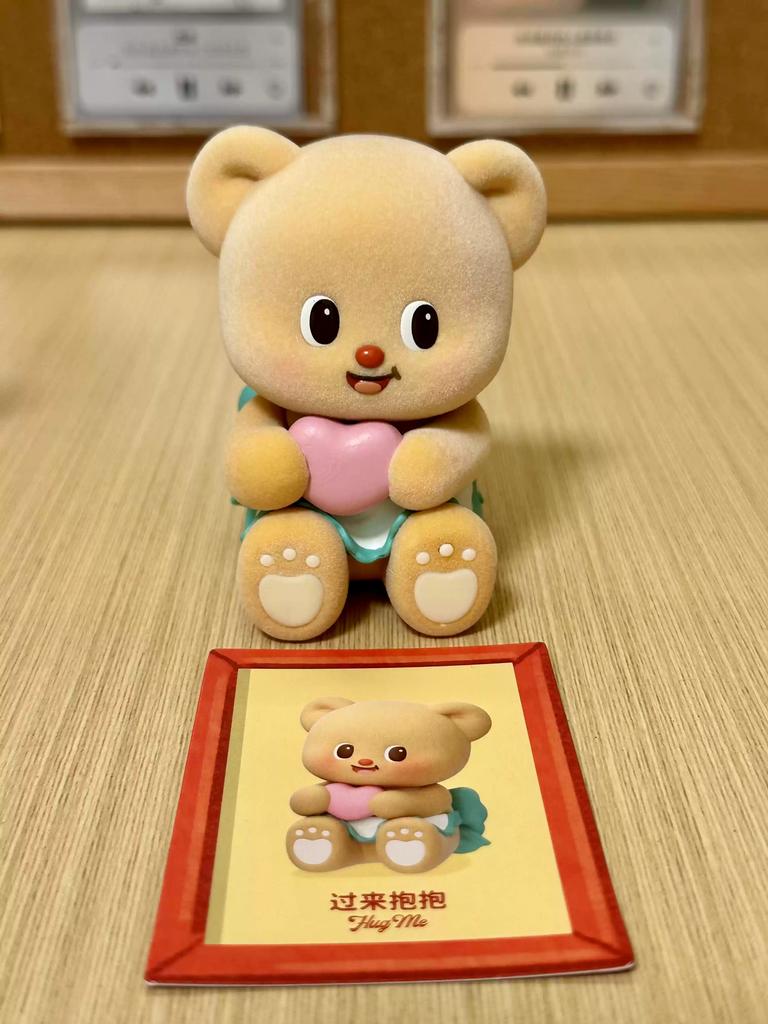 Butterbear Sweet Life Series  Doll Toys Action Figure Butterbear Flocking Figurines Desktop Gifts For Toy Girls
