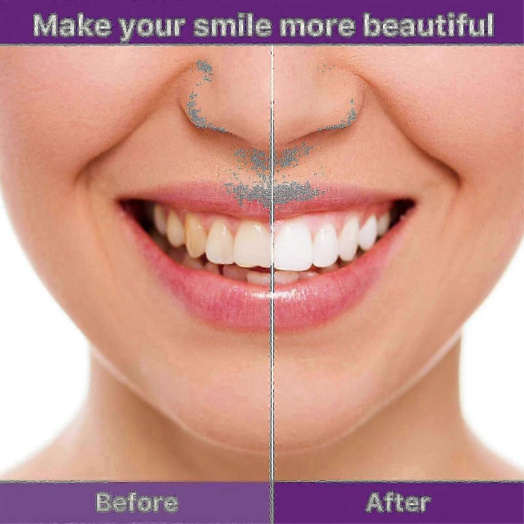 OUHOE V34 purple whitening toothpaste tartar yellow smoke tooth repair teeth oral cleaning whitening t