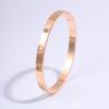 Titanium steel bracelet gold high version temperament zircon bracelet women's light luxury fashion elegance does not fade simple bracelet