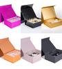 High-End Lipstick Gift Box - One-Piece Folding Laser Packaging, Magnetic Closure.