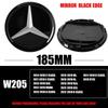 C200 E300 2026 Hot 1pcs Car Grill Emblem Star Badge Front Grill Logo For Mercedes Benz A C B V G E Class GLK GLA GL CLS ML GLC G