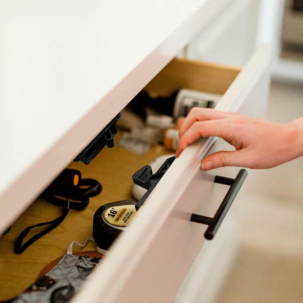 20 Pack Cabinet Door Latch RV Drawer Latch 10 LBS Pull Force RV Drawer Latches And Catches, Push To Close Grabber Catches For RV, Camper, Trailer,