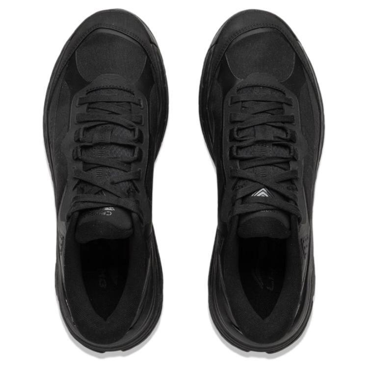 Li Ning Star Path 2 Abriebfest Rutschfest Niedrig geschnitten Freizeitschuhe Herren Schwarz AGLV065-1