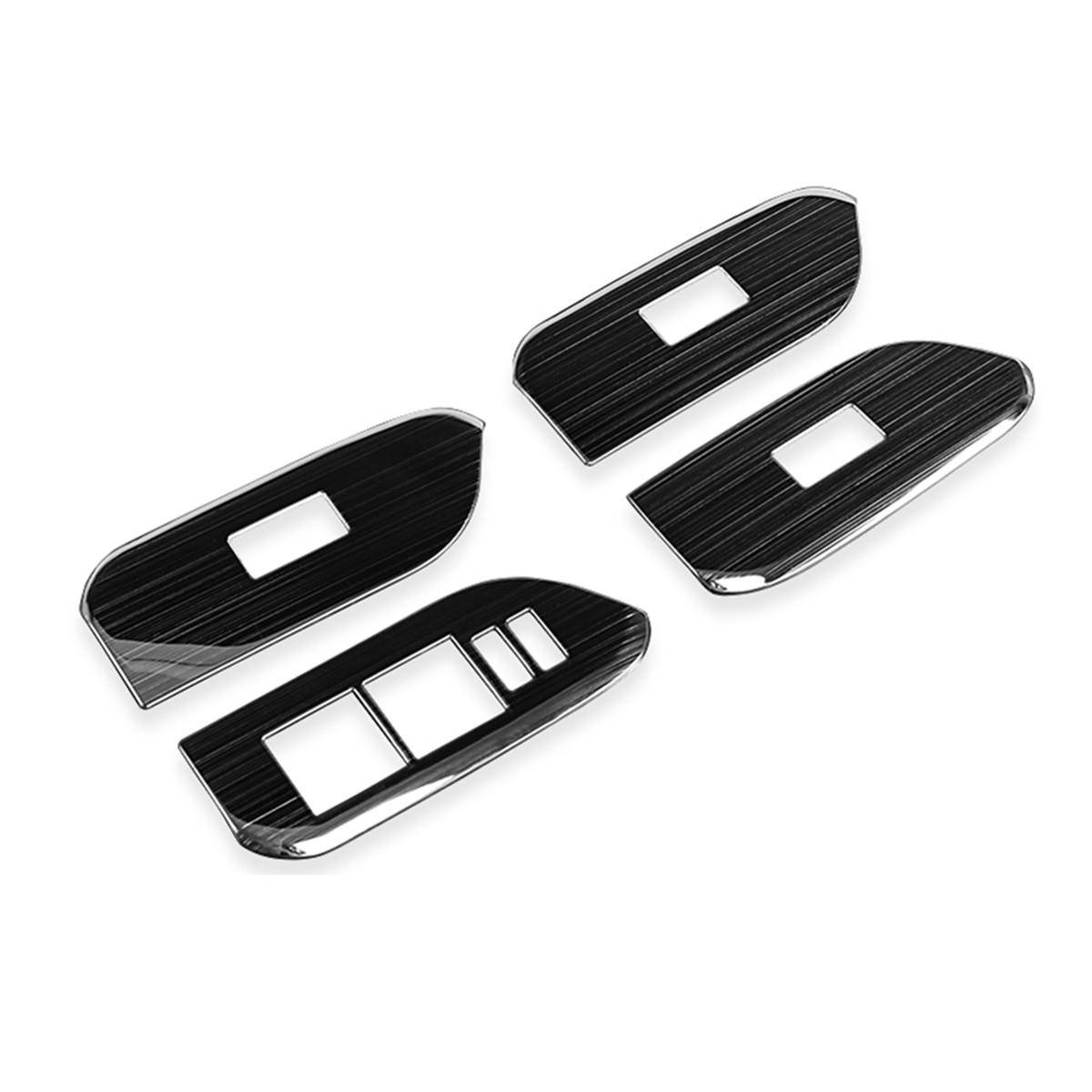 

Для Toyota Land Cruiser Prado 150 2010 2011 2012 2013 2014 2015 2016 2017 2018 ПЕРЕМИКАЧ ВІКНА з нержавіючої сталі чорний