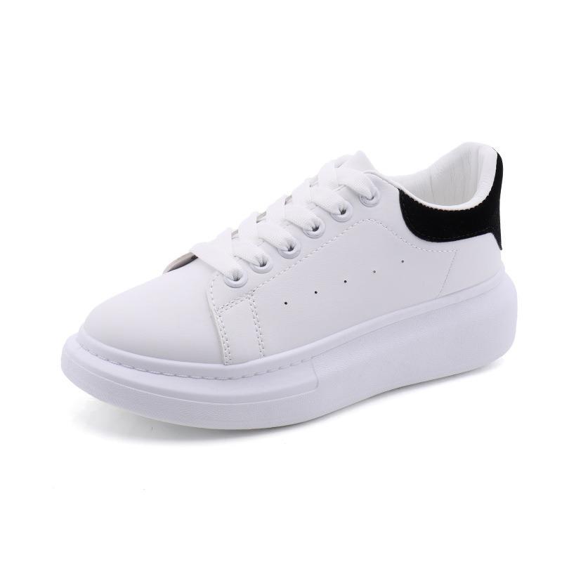 McQueen little white shoes women's platform spring and autumn new heightening dad shoes trendy casual sports shoes