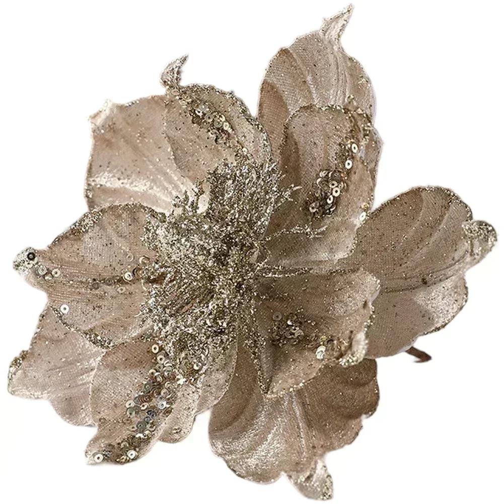 Artificial Poinsettia for Holiday Decor with Elegant European Design and Multi Color Choices for Christmas Trees