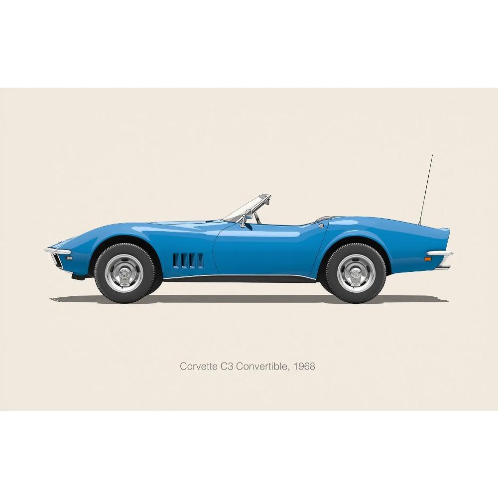 Minimalist Sports Car Posters Vintage  Luxury Car Porsche Ferrari Prints Canvas Painting Wall Art Pictures Kids Boys Room Decor