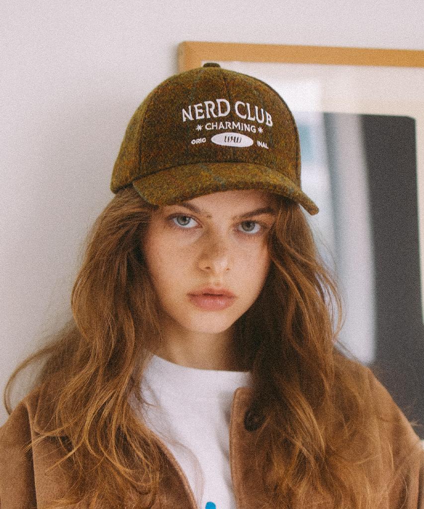 Woseuwodeu Nerd Club Wool Ball Cap