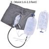 Reusable Male Urinal Bag Urine Bag Silicone Urine Funnel Pee Holder Collector with Catheter for Men Hygiene (Random Delivery)