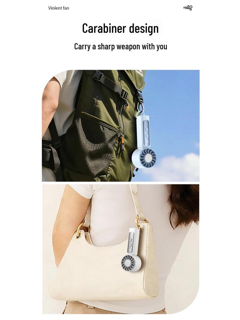 Handheld Turbo Mini Fan with USB Charging and High-Speed Semiconductor Cooling (2026)