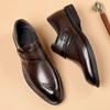 Fashion All-match Flats Casual Luxury Brand Men Loafers Leather Men Dress Shoes Italian Moccasins Breathable Slip on Men Driving Shoes