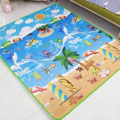 Baby Crawling Play Mat 180*120*0.3cm Single Side Cartoon Printing Playmat Eva Foam Soft Floor Baby Pography Accessories