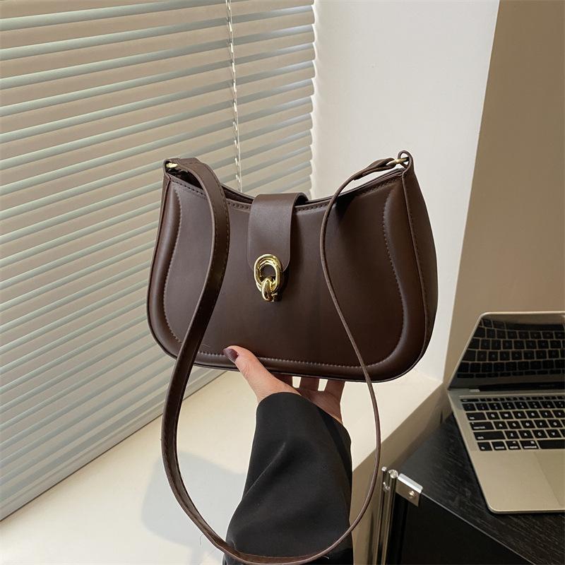 

Summer new product solid color simple high-end texture temperament casual versatile shoulder underarm bag handbag