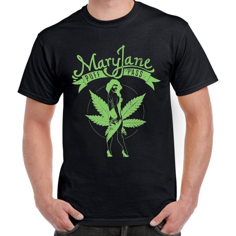Mary Jane Puff Pass Men s T-Shirt (XXXL, Black) S