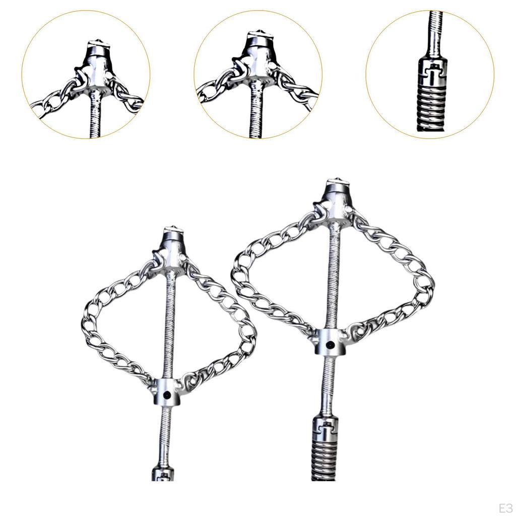 Flexible Welle Abwasserrohr Entkalkungskette, Mehrzweck Schlauchwartungswerkzeug für Badezimmer