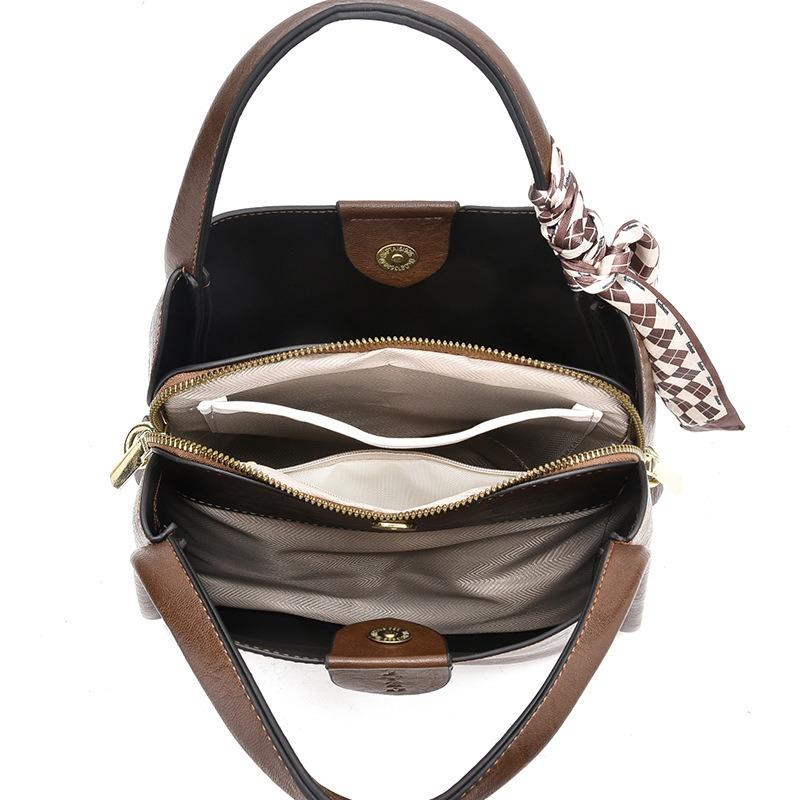 Bag women's new popular bucket bag fashion pvc shoulder messenger bag women's handbag women's bag