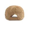 Damen Sommer Strick-Netz-Baseballkappe Atmungsaktiver Outdoor-Sonnenhut Stil Strandhut