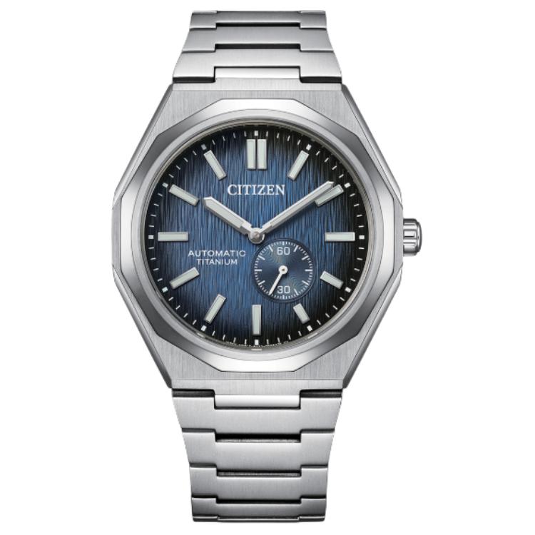 CITIZEN Mechanical Wrist Watch Collection Wrist Watch Automatic Mechanical Movement Titanium Strap 40.5mm Blue Dial NK5020-58M Blue Dial