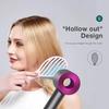 MAIRUIGE Hollow Out Hair Brush Scalp Massage Combs Hair Styling Detangler Fast Blow Drying Detangling Tool Wet Dry Curly Hair