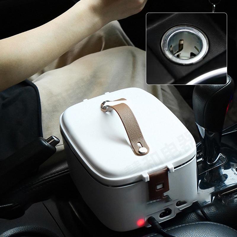 Household Portable Steaming Cooking Lunch Box Stainless Steel Student Insulated Lunch Box