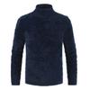 Fashion Casual High Collar Mohair Sweater Men'S Long Sleeved Sweater