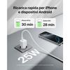 Belkin BOOST Charge Caricatore USB-C 25W PD PPS Ricarica Rapida Universale Bianco