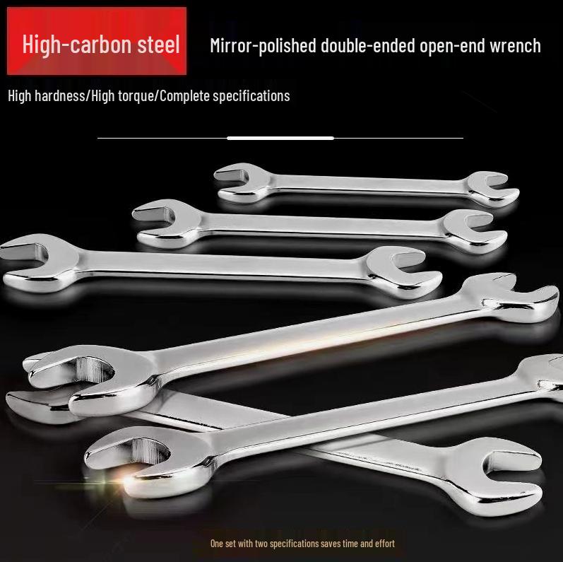 German Imported Double-Head Open-End Wrench for Auto and Electric Vehicle Repair
