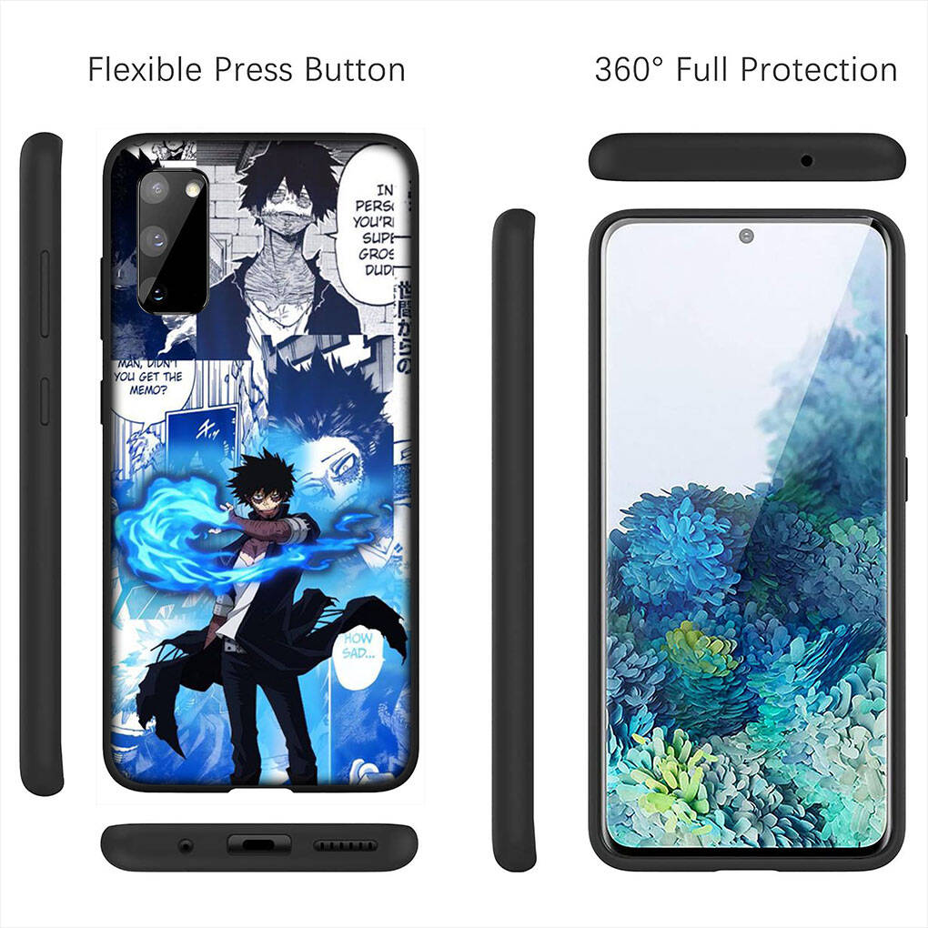 Cover for iPhone 17 16 15 Xiaomi Poco Redmi Note 14 13 12 X Pro Max 9 16e Samsung Galaxy S25 S24 S23 OPPO Huawei Dabi My Hero Academia BNHA Phone Case